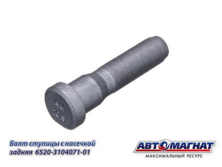 53205-3104071-01 (AM-46-034) (АМ) Болт ступицы КАМАЗ 53205 (М22х1,5 L-95 мм) заднего (10/50)