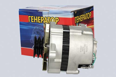 6582.3701-03 (AM-02G) Генератор 2-ручьевой ЛАЗ, МАЗ, УРАЛ, ЯМЗ-236,  (28В/80А) (АМ) (4)