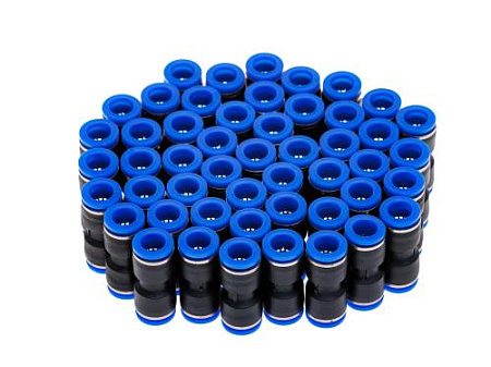 PUC 14 (АМ) Фитинг соед.пласт прямой Ф-14мм  (мин уп.25)