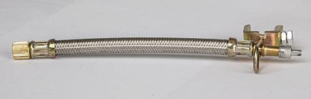 Шланг подкачки внутреннего колеса L=25см. (метал. оплет) (АМ) (10/200)