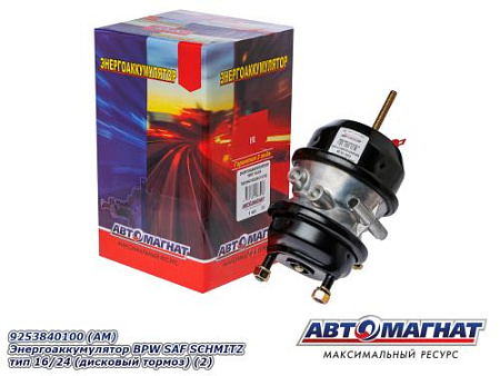 9253840100 (АМ) Энергоаккумулятор BPW SAF SCHMITZ тип 16/24 (дисковый тормоз) (2)