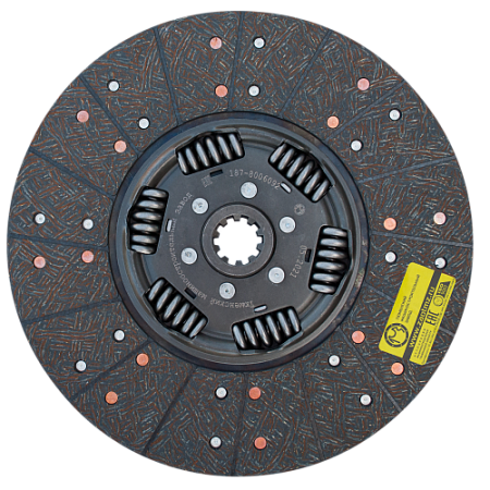 Диск сцепления ТА 187-8006092 NEW (ТМЗ)ГАЗон NEXT (С41R11, C41R31) c ДВС: ЯМЗ 53443; Cummins ISF.Для