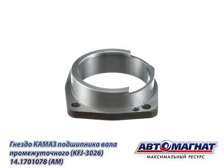 14.1701078 (АМ) Гнездо КАМАЗ подшипника вала промежуточного (KFJ-3026)
