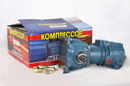 5336-3509012-10 (АМ) Компрессор МАЗ 2-х цил. без шкива 270 л/мин плоская голова (2)