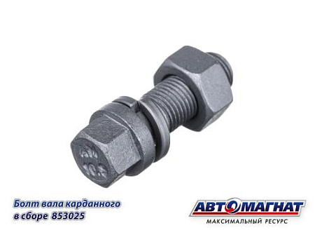 853025 (AM-46-040) (АМ) Болт М16х1.5х42 вала карданного КАМАЗ в сборе (30/150)