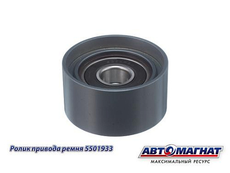 5501933 (АМ) Ролик привод. ремня для автомобилей КАМАЗ 5490 / Mercedes Axor обводной генератора (30)