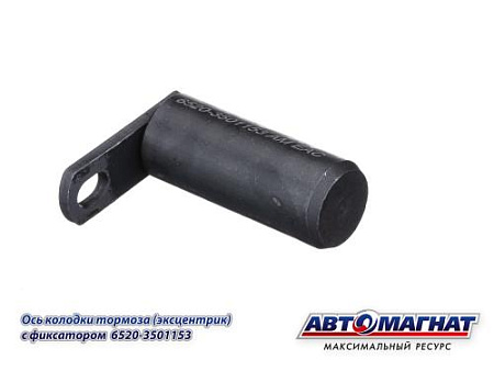6520-3501153 (АМ) Ось колодки тормоза (эксцентрик) КАМАЗ ЕВРО 2 6520-3501153 с фиксатором (10)